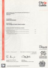 Certified Eletrician London