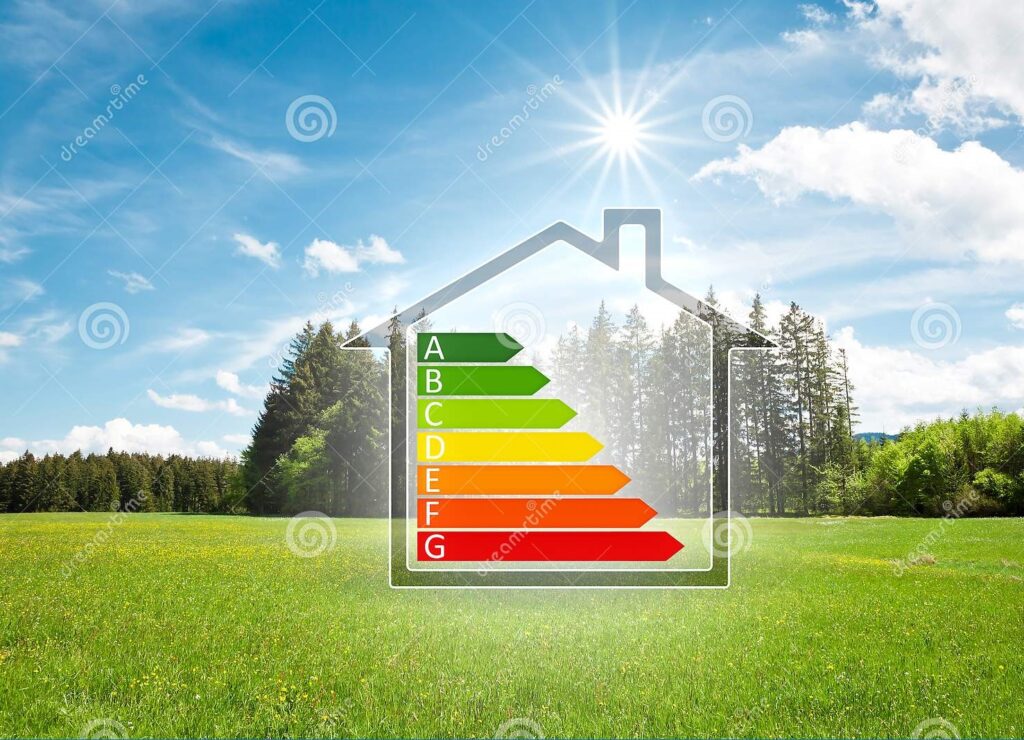 Energy in buildings efficiency graph 