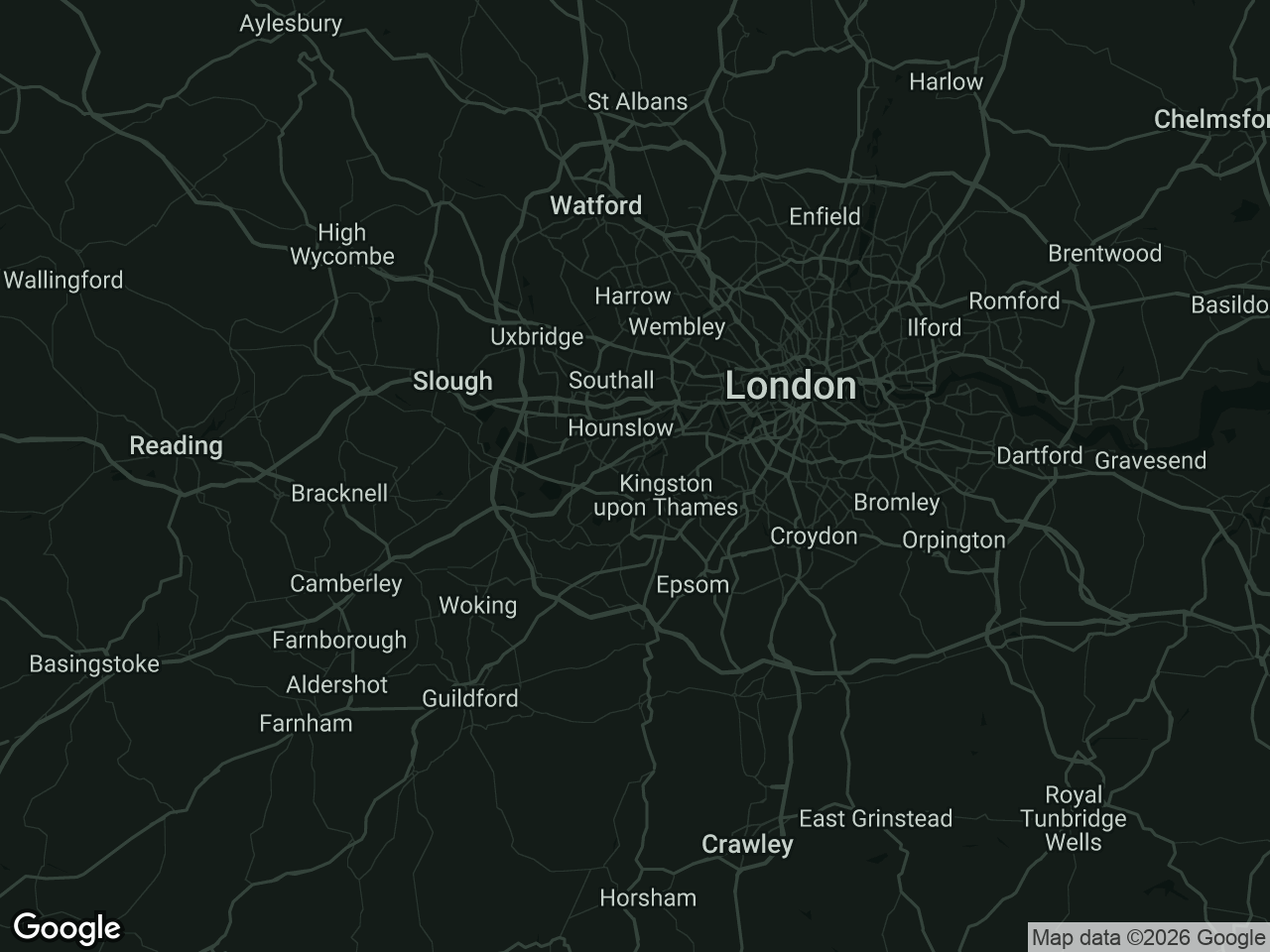 Map of our area, office in Mottingham SE9